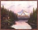 High Mountain Cabin by Mel McRobert
