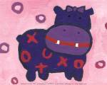 Hippo - mini by Liz Clay