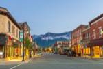 Historic 2nd Street, in downtown Fernie, British Columbia, Canada by Chuck Haney / Danita Delimont