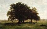 Holm Oaks, Apremont by Henri Rousseau