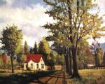 House On The Rural Road by Pieter Molenaar