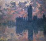 Houses of Parliament, Sunset, 1902 by Claude Monet