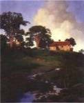 Hunt Farm by Maxfield Parrish
