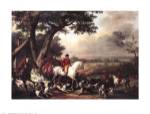 Hunt in the Park in Fountainbleau by Carle Vernet