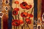 Ikat Floral Tapestry by Silvia Vassileva
