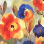 Ikat Florals II by Aimee Wilson