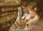 In The Box by Mary Cassatt