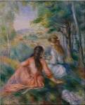 In the Meadow by Pierre-Auguste Renoir
