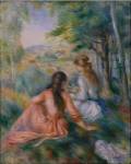 In the Meadow by Pierre-Auguste Renoir