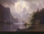 In the Mountains, 1867 by Albert Bierstadt