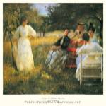 In The Orchard, 1891 by Edmund Charles Tarbell