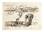 In the Orchard by Vincent van Gogh