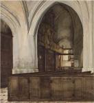 Interior of Abbey of Aramont at Verberie by Francois Bonvin
