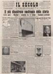 Italian Front Page about the Titanic Disaster