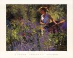 J. thomas Larson - Cutting Garden Size 20x24 by Thomas J. Larson