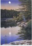 Jake Vandenbrink - Moonlit Embers Size 12x9.5 by Jake Vandenbrink