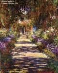 Jardin a Giverny by Claude Monet