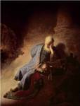 Jeremiah mourning over the Destruction of Jerusalem by Harmensz Van Rijn Rembrandt