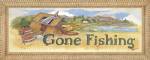 Jerianne Van dijk - Gone Fishing Size 8x20 by Jerianne Van Dijk