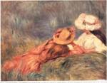 Jeune Filles Au Bord De L'Eau by Pierre-Auguste Renoir