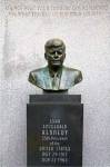 JFK Bust by Evangelos Frudakis at Kennedy Plaza, Boardwalk, Atlantic City, New Jersey, USA