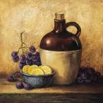 Jug with Grapes and Lemons by Peggy Thatch Sibley