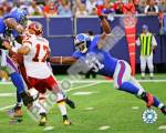 Justin Tuck 2009 Action