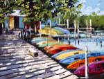 Kayak Dock by Joseph LaPierre