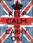 Keep Calm And Carry On 1 by Louise Carey