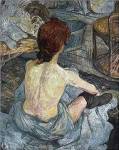 La Toilette by Henri De Toulouse-Lautrec