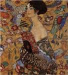 Lady with Fan, c.1917 by Gustave Klimt