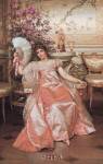 Lady with the Fan by Joseph Frederic Charles Soulacroix