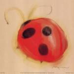 Ladybug On Taupe by Anthony Morrow