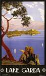 Lake Garda Tracel Poster