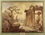 Landscape with Ruins by Hubert Robert