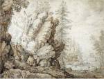 Landscape with Waterfall by Roelandt Savery