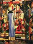 Large Bright Showcase by Auguste Macke