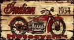 Large Indian by Red Horse Signs