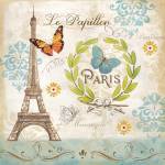 Le Papillon Paris I by Cynthia Coulter