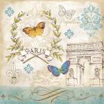Le Papillon Paris II by Cynthia Coulter