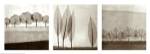 Leaf Landscape Triptych by Steven N. Meyers