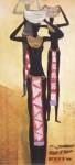 Lee White - African Elegance I Size 28.25x12.75 by Lee White