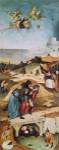 Left wing of the Triptych of the Temptation of St. Anthony by Hieronymus Bosch