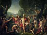 Leonidas at Thermopylae, 480 BC, 1814 by Jacques-Louis David