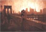 Les Amoureux De Brooklyn Bridge by Rob Hefferan
