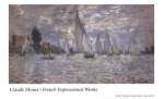 Les Barques, Regates a Argenteuil by Claude Monet