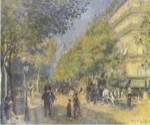Les Grands Boulevards by Pierre-Auguste Renoir