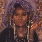 Leslie Clark  - Kande Size 19.625x22 by Leslie Clark