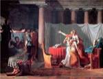 Lictors Bearing to Brutus the Bodies of his Sons, 1789 by Jacques-Louis David