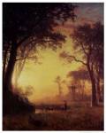 Light in the Forest by Albert Bierstadt